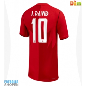 Billiga Kanada Jonathan David #10 Hemmatröja Dam VM 2026 Kortärmad